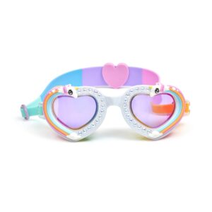 Magical Ride Pony Ride Rainbow Bling2o zwembril - Zwembril met kleurrijke regenboogkleuren, schattige pony-motieven en sprankelende details op het frame.