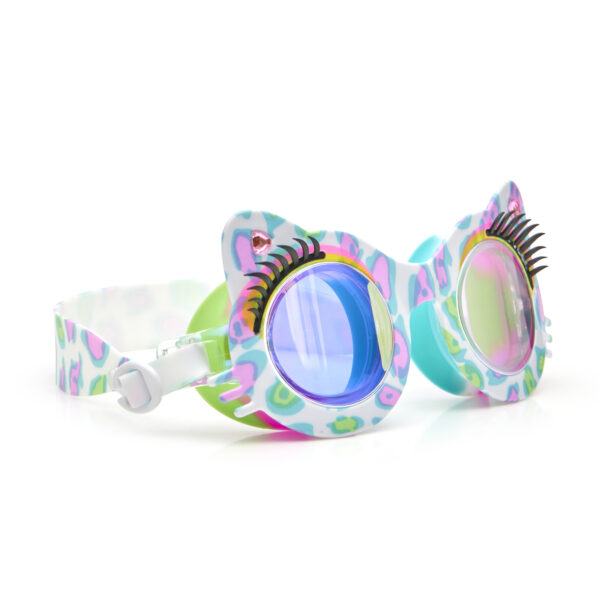 Savvy Cat Gem Spots Bling2o zwembril - Zwembril met sprankelende edelsteen-achtige vlekken en kattenoog-details op het frame.